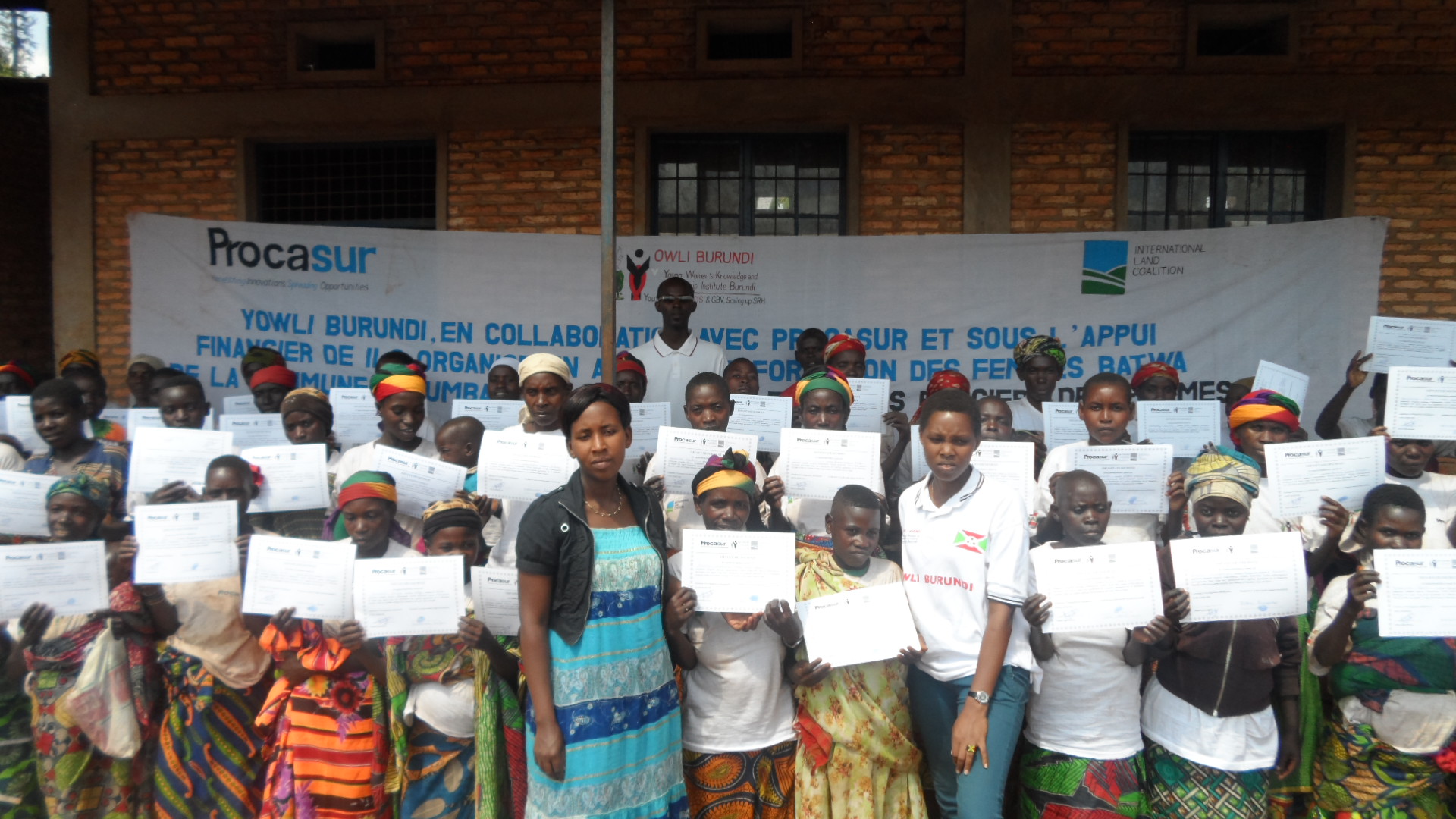 Economic empowerment of 53 young women from the indigenous population (Batwa)